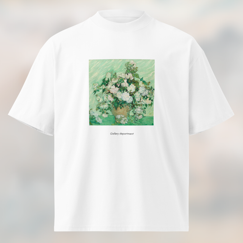 White Roses Oversized T-shirts