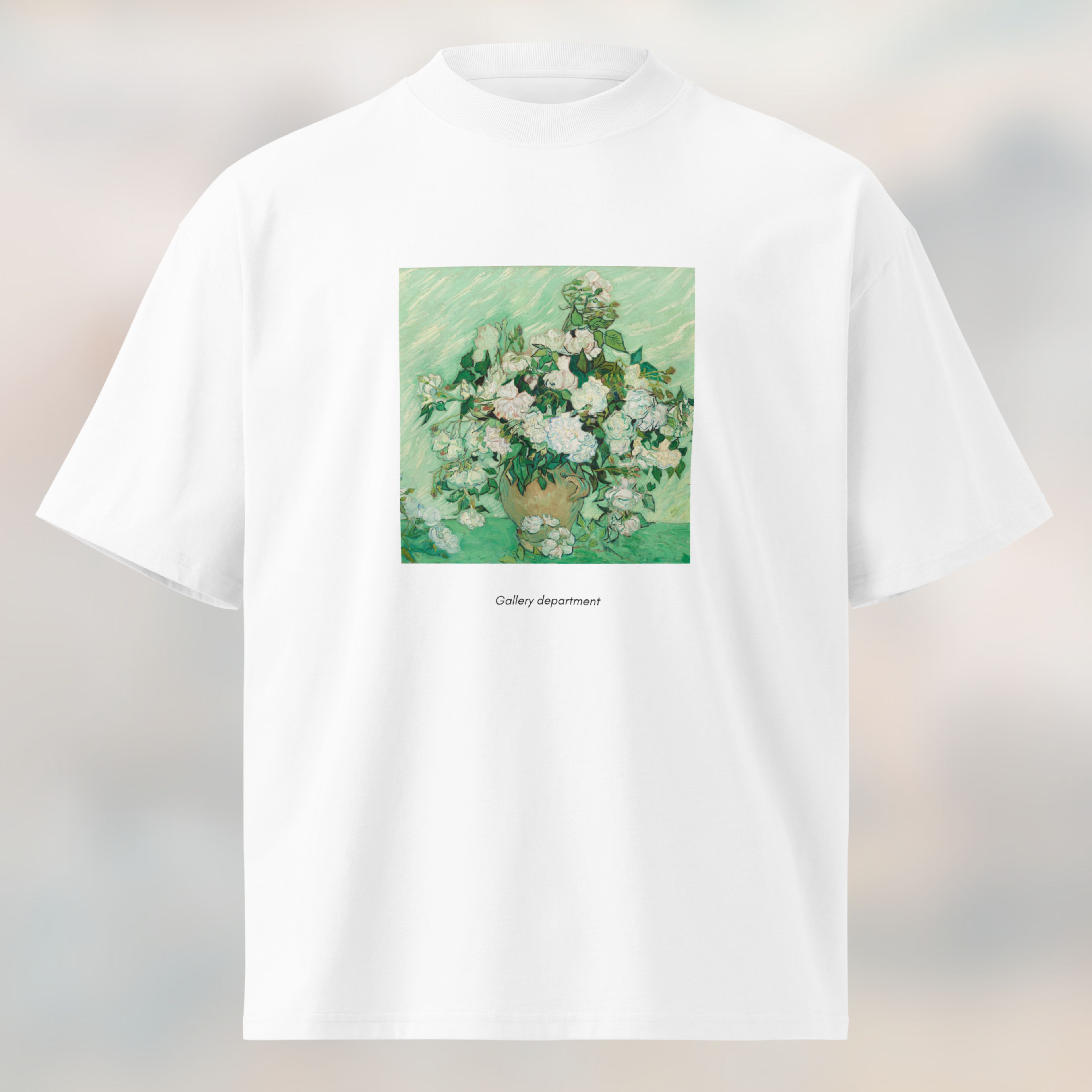 White Roses Oversized T-shirts