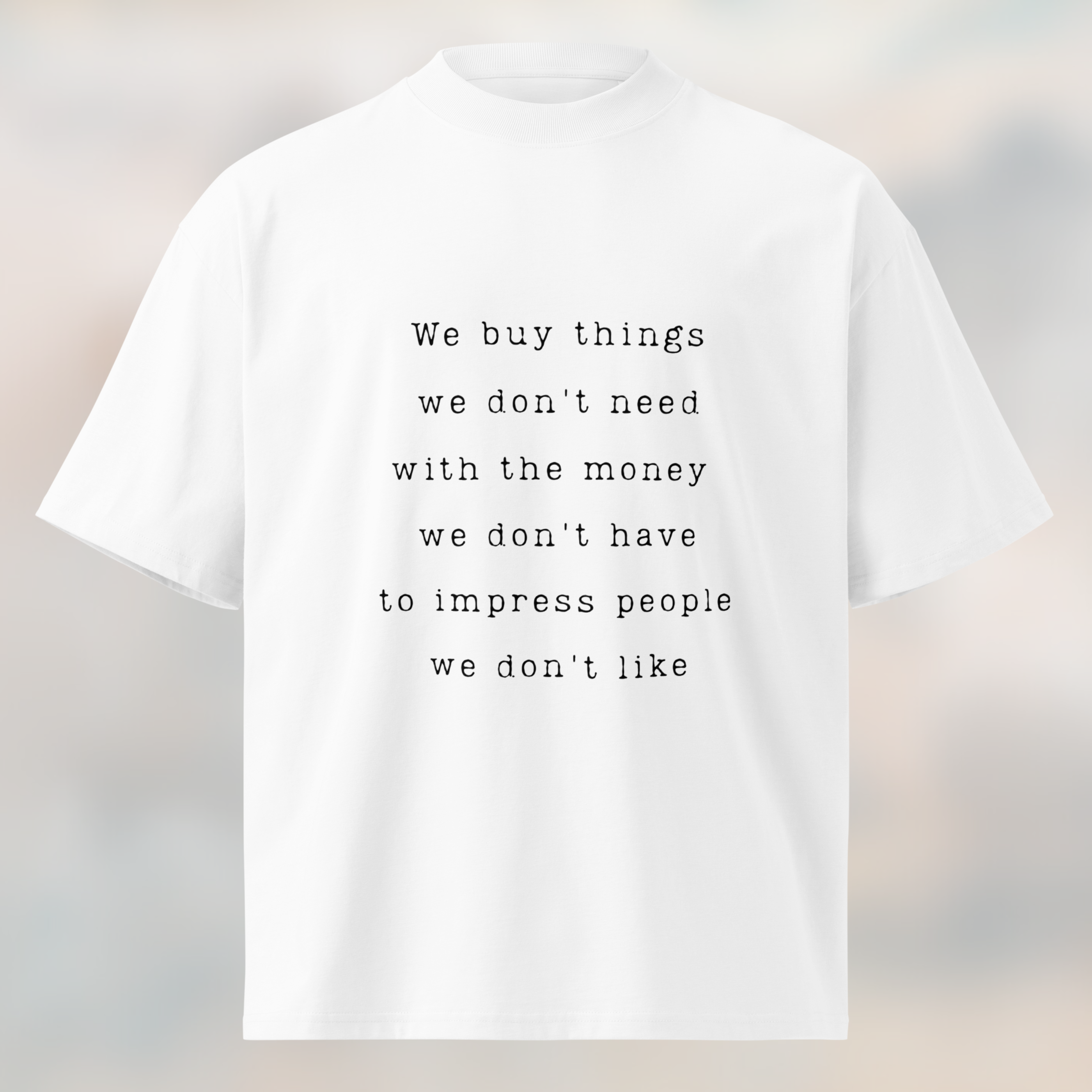 White Oversized Cotton T-shirt