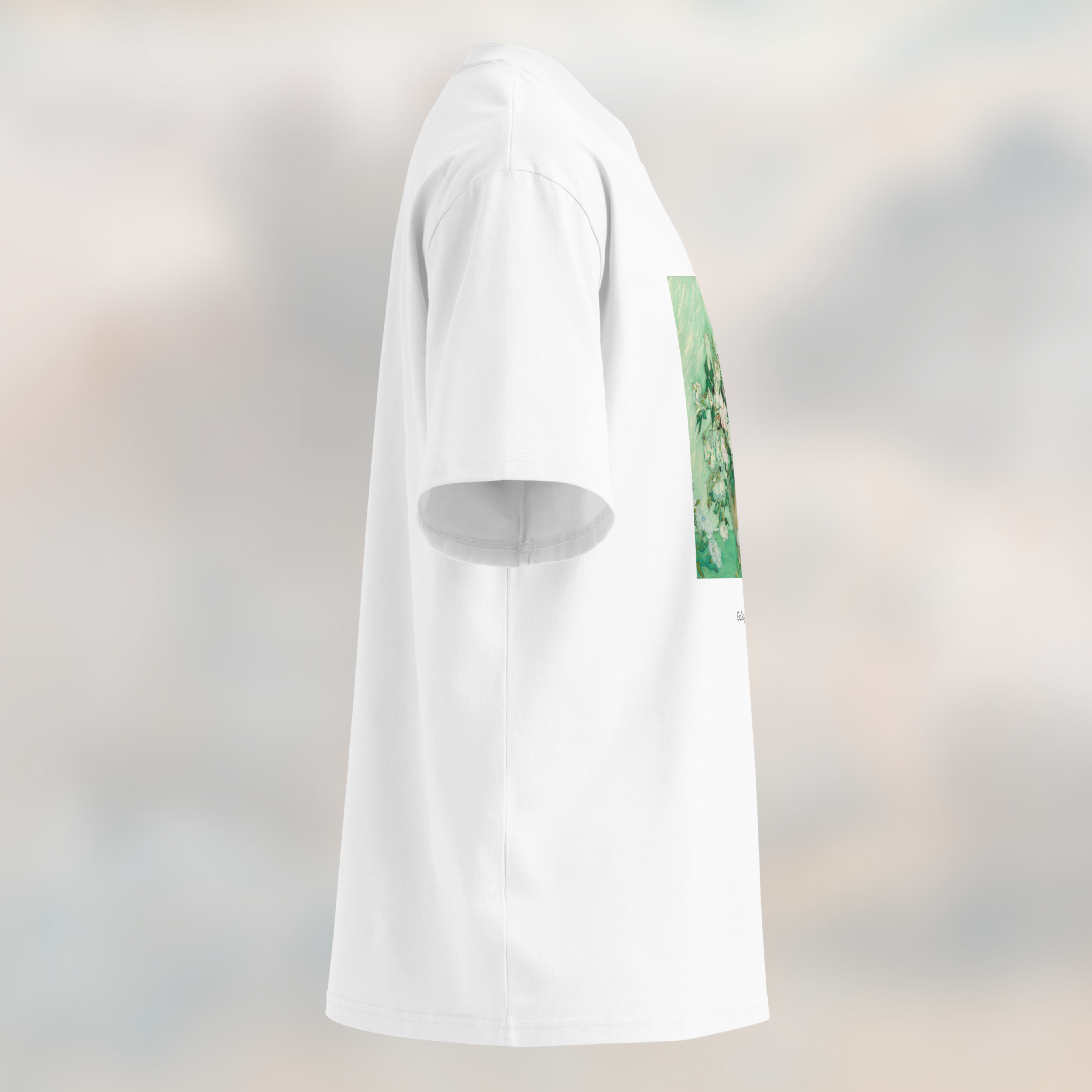 White Roses Oversized T-shirts