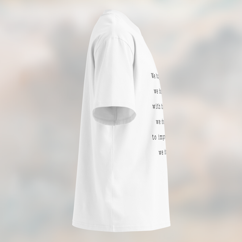 White Oversized Cotton T-shirt