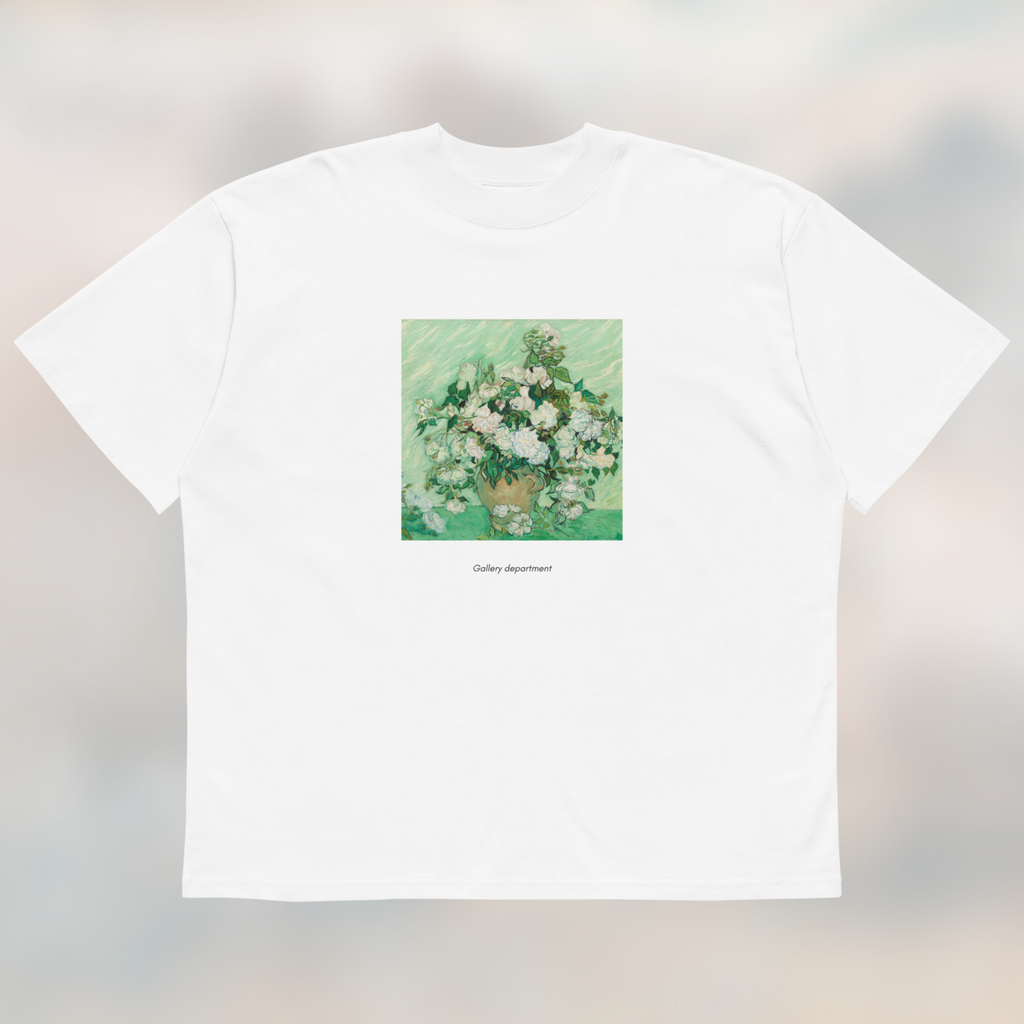 White Roses Oversized T-shirts