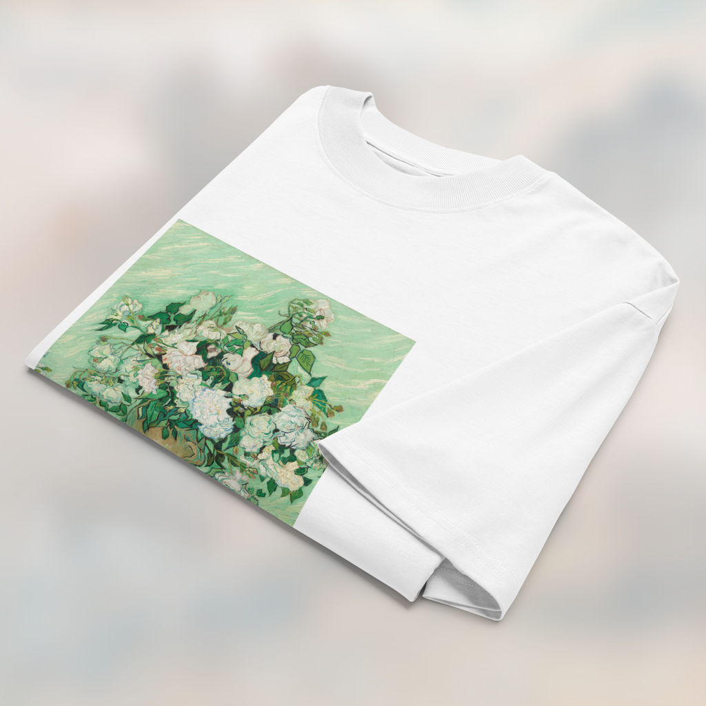 White Roses Oversized T-shirts