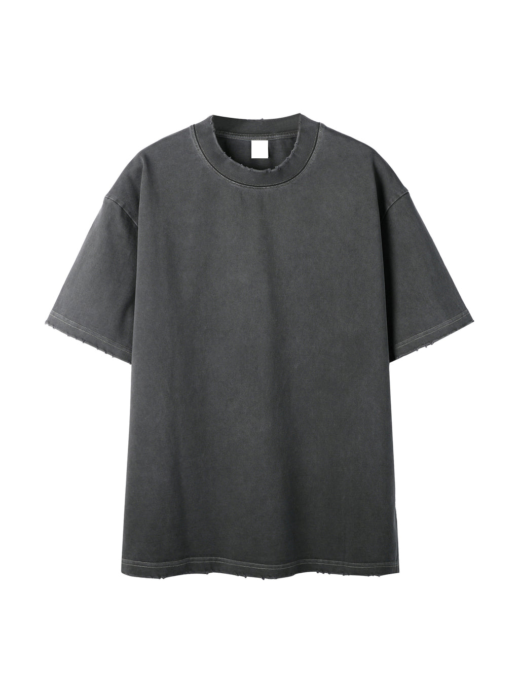 Heavyweight Vintage Washed Hand Frayed T-Shirt