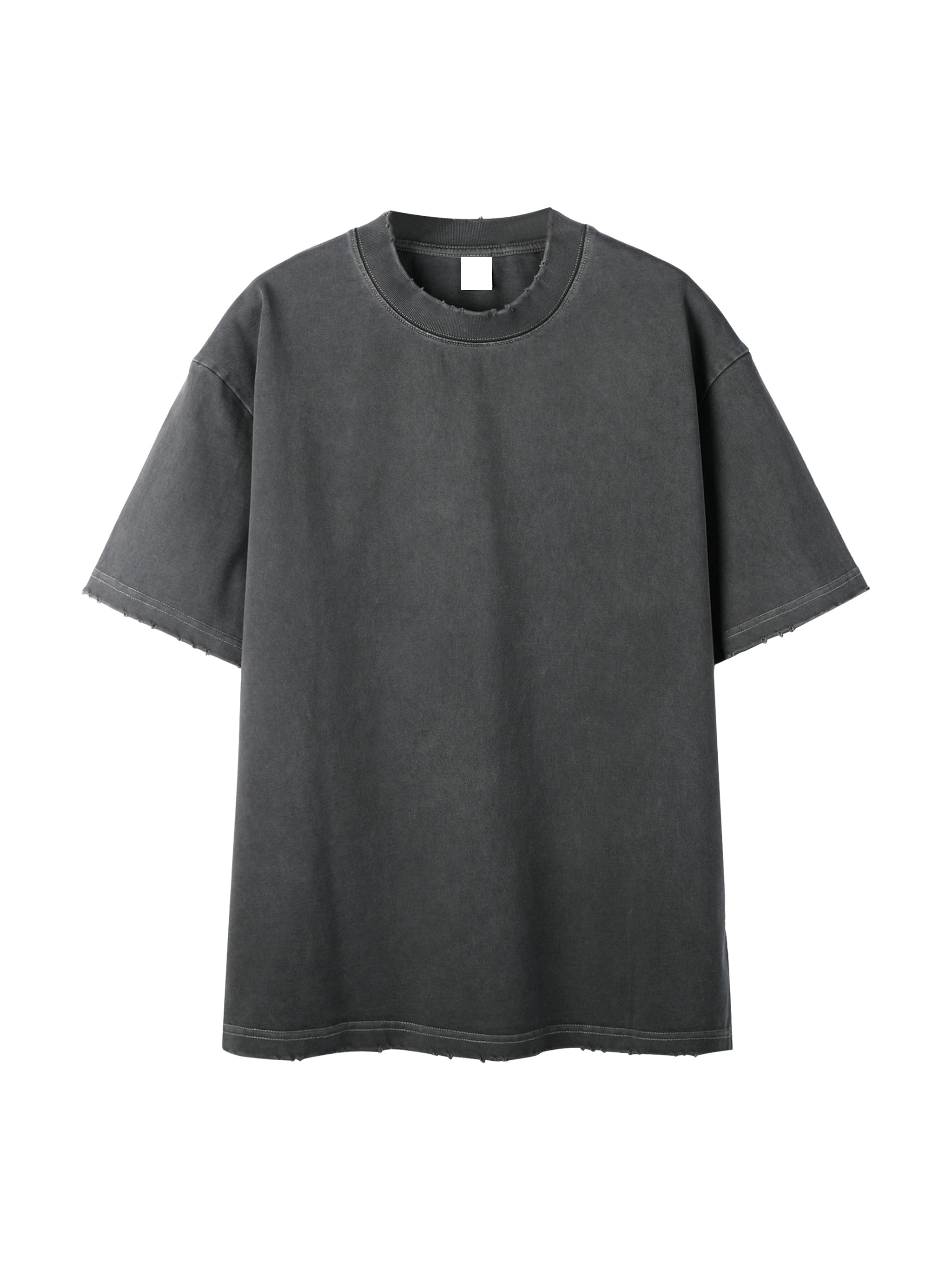 Heavyweight Vintage Washed Hand Frayed T-Shirt