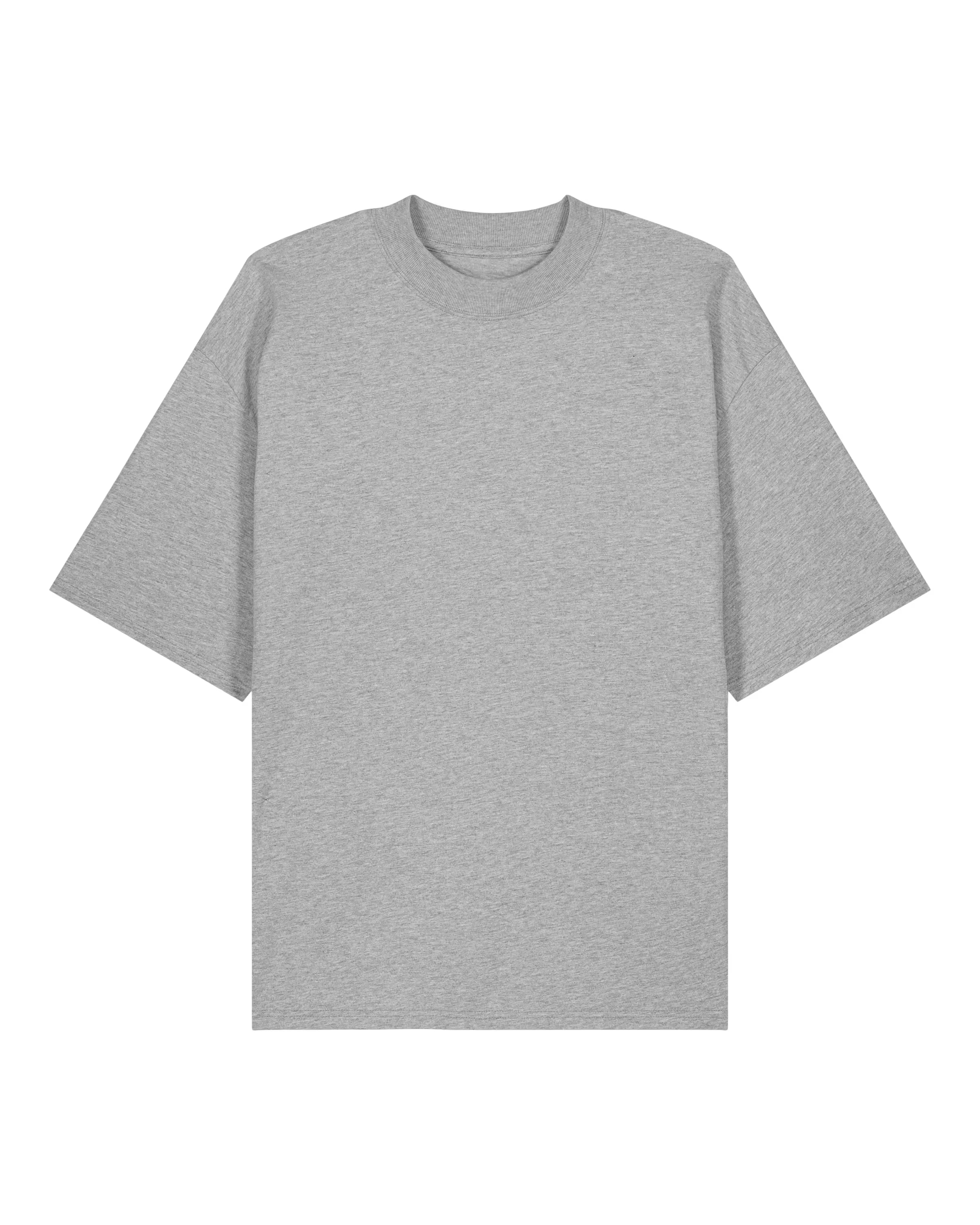 Oversized High-Neck Organic Cotton T-Shirt