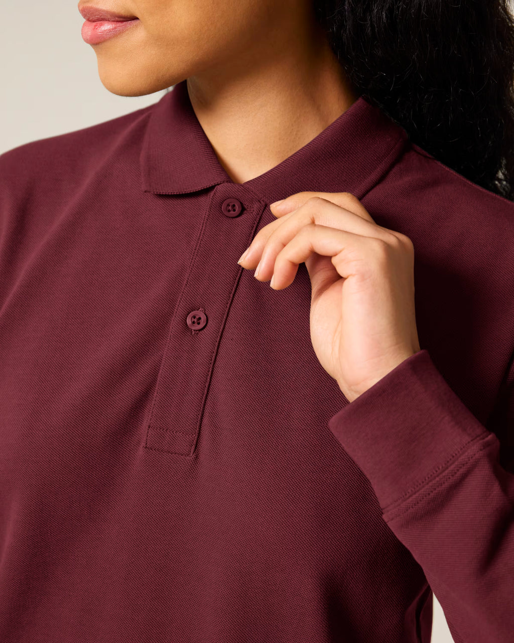 The polo long sleeve Organic Cotton T-shirt