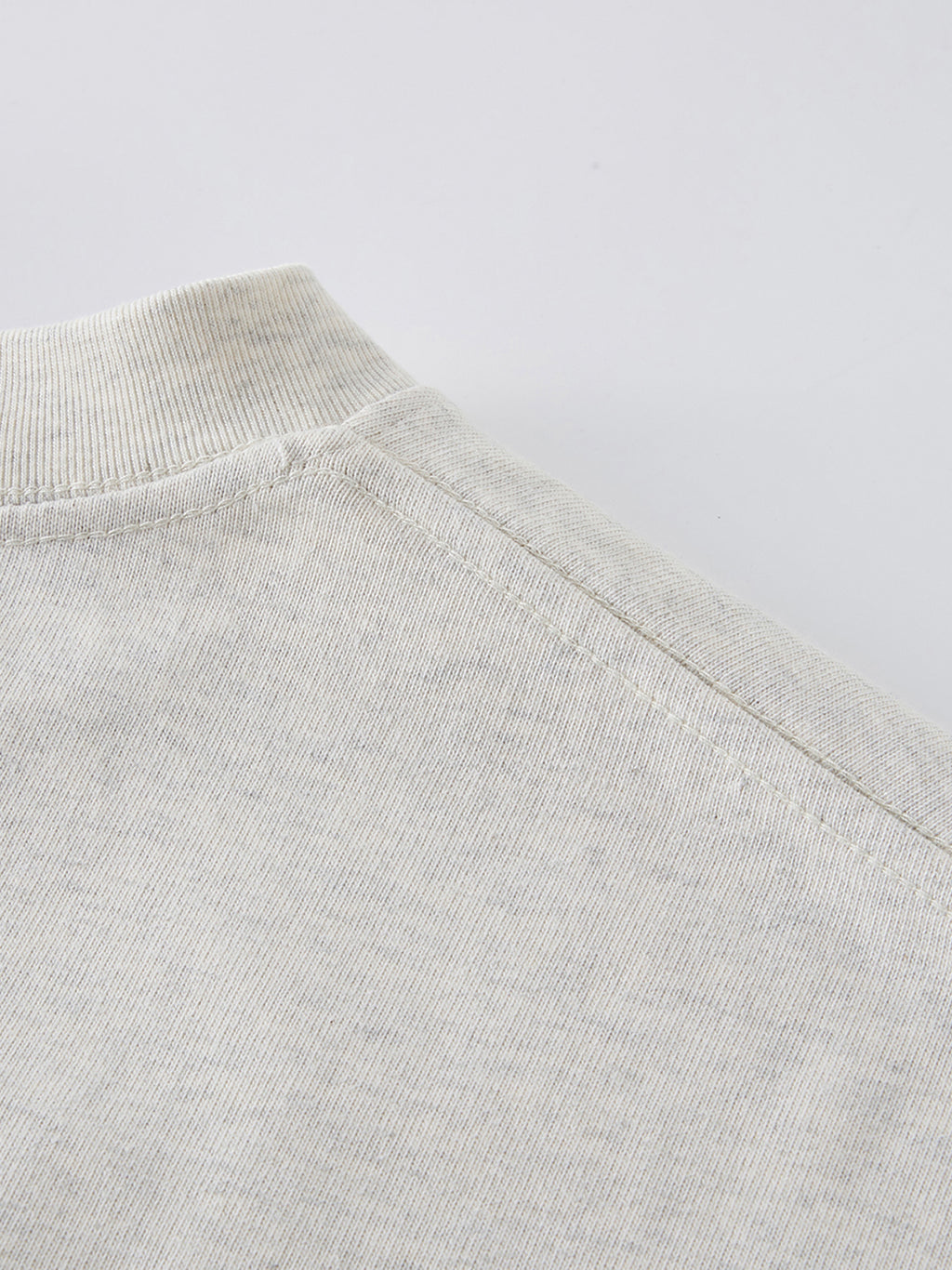 Heavyweight Solid Color Drop Shoulder Loose T-shirt