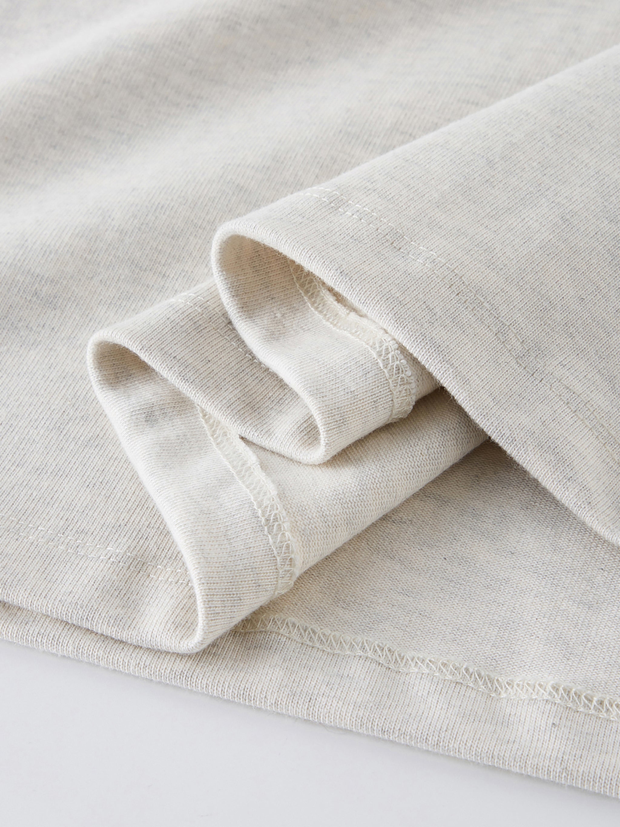 Heavyweight Solid Color Drop Shoulder Loose T-shirt