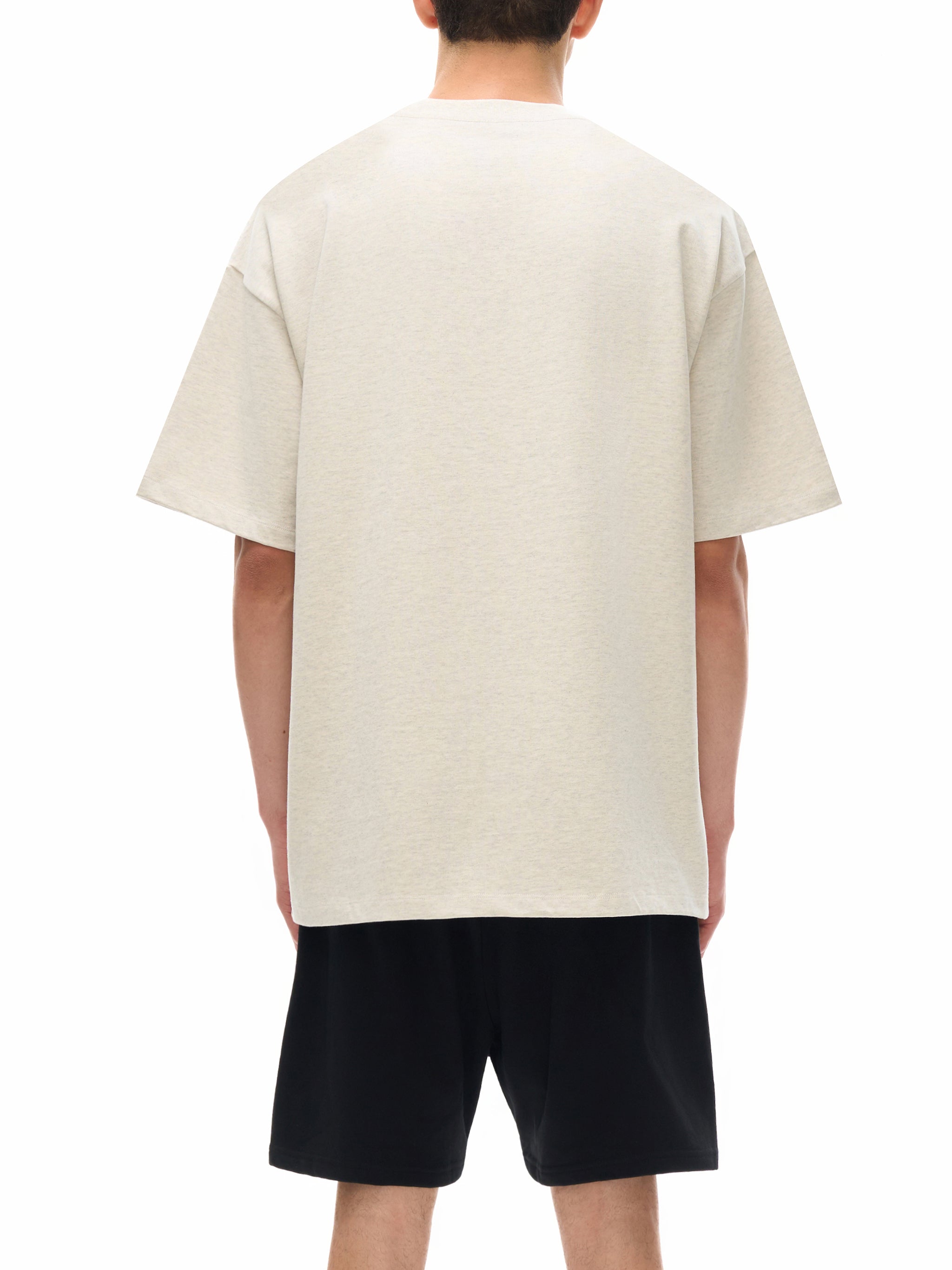 Heavyweight Solid Color Drop Shoulder Loose T-shirt